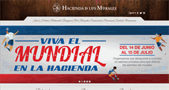 Desktop Screenshot of haciendadelosmorales.com